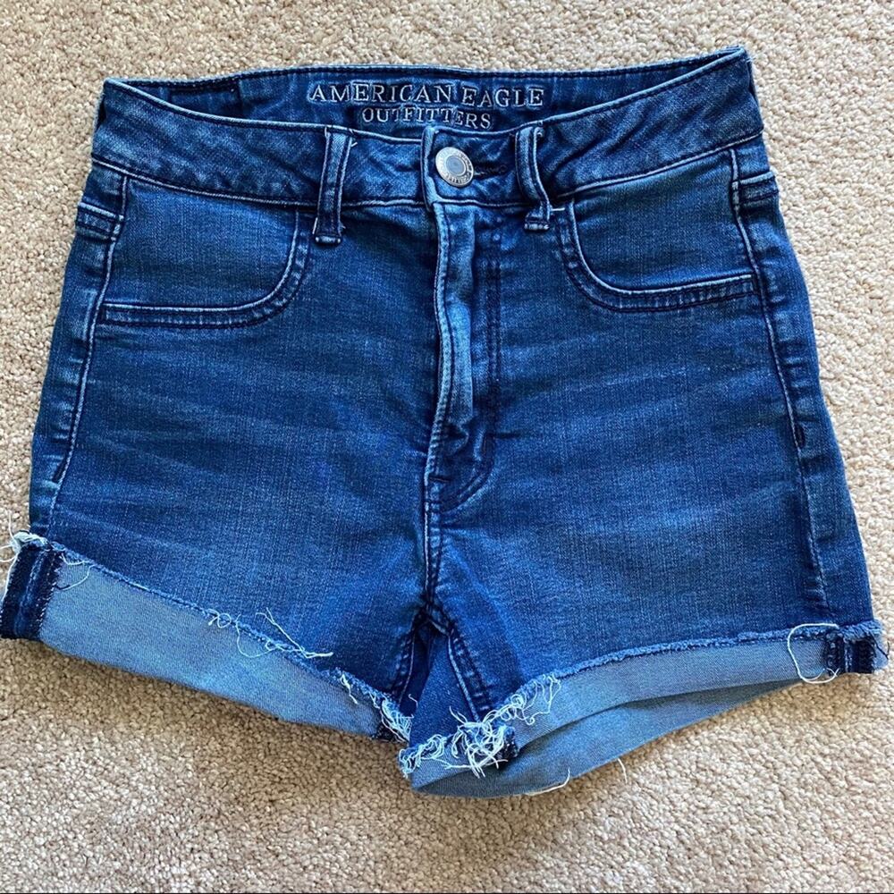 American Eagle Outfitters Sky Rise Shortie Short Size 2